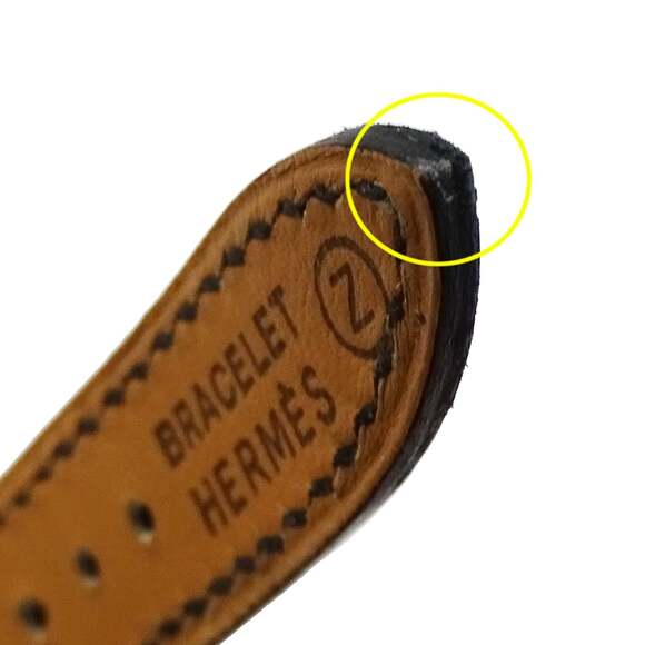 Hermès Kelly Watch, Women's, Quartz, QZ GP, Leather, Gold, Black, ○Z - Picture 8 of 12